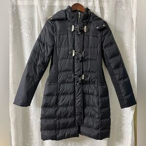 Express Black Toggle Puffer Jacket Size Medium